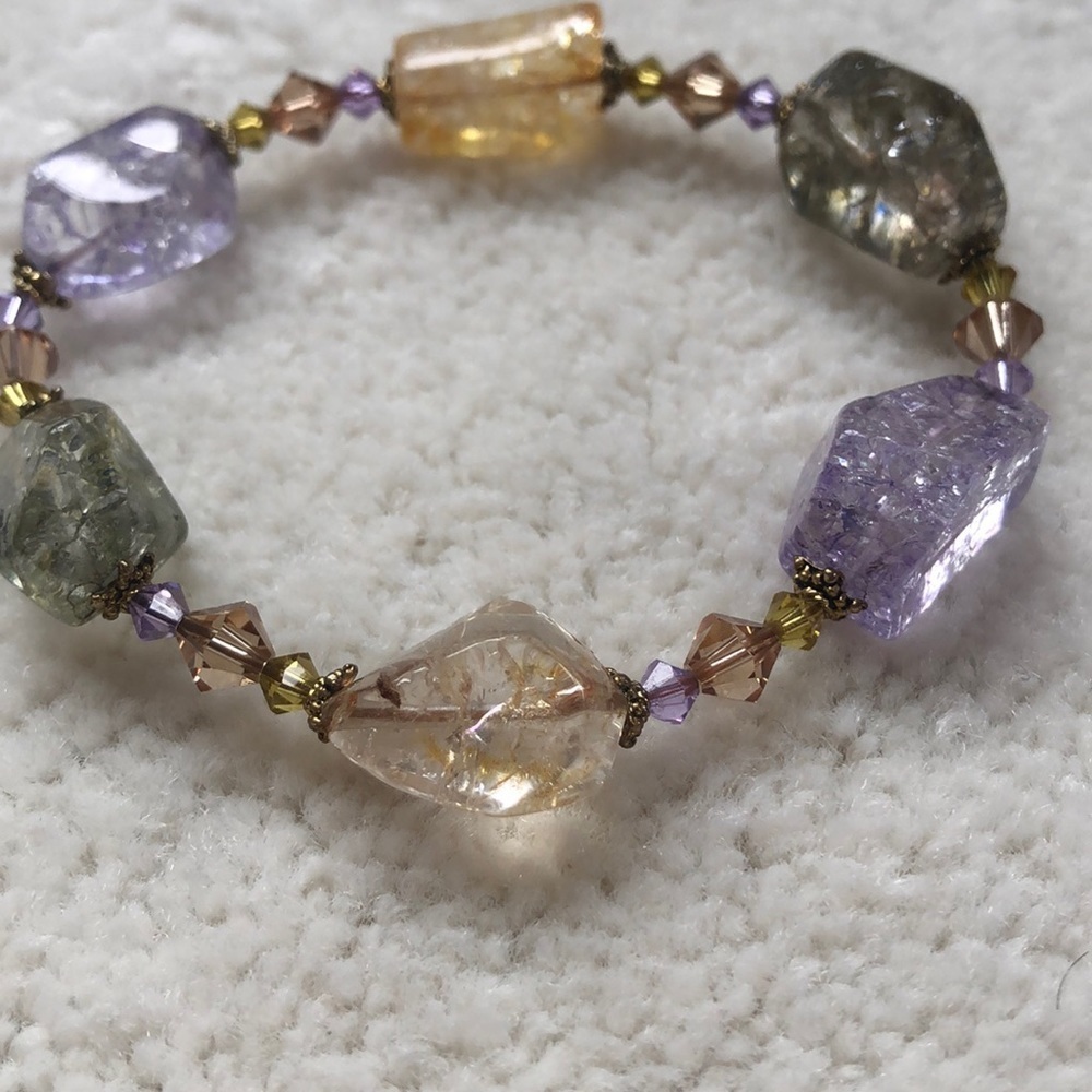 Crystal Breaded Bracelet - Picture 2 of 3